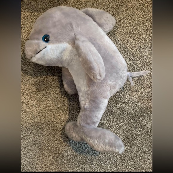 The Petting Zoo Plush Dolphin - Picture 3 of 4